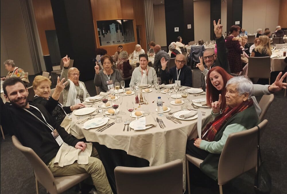 Berta con la asociacion de Gent Gran 1