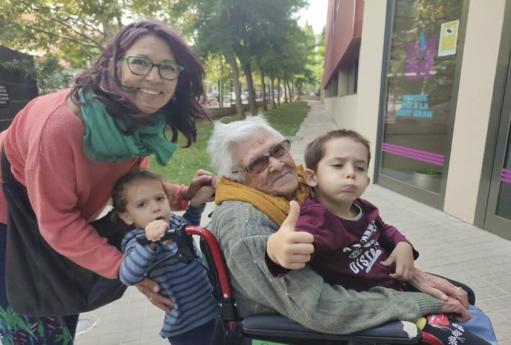Cuidando a la familia. Toñi Torrico