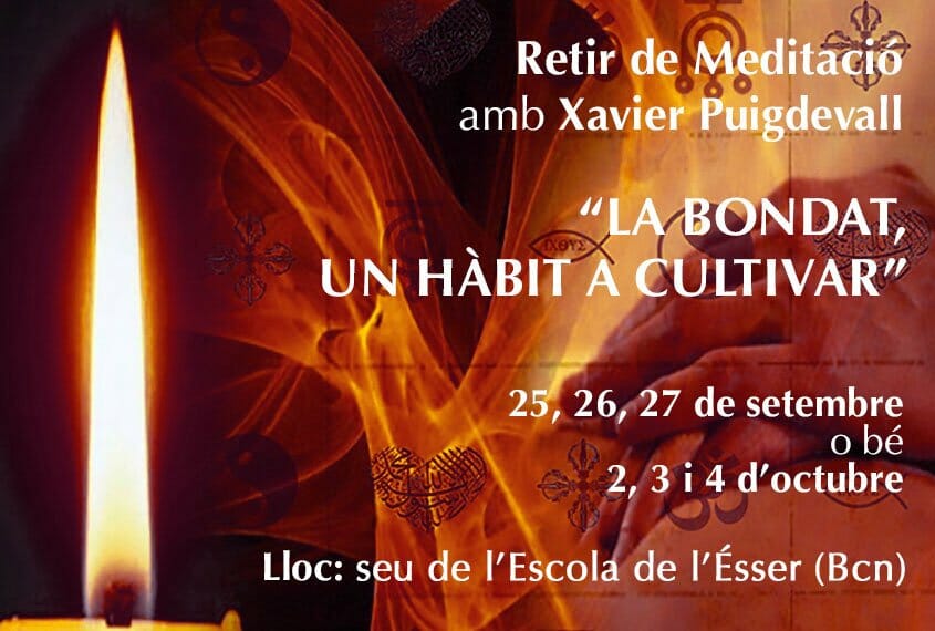 Retir “La bondat, un hàbit a cultivar”