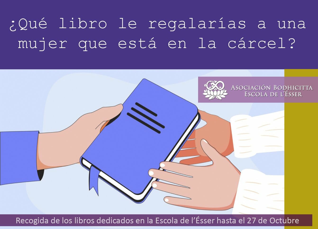 Campaña: ¿Qué libro le regalarías a una mujer que está en la cárcel?