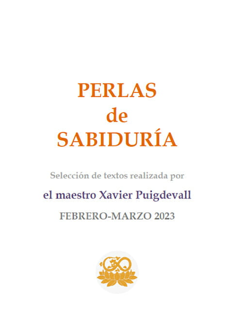 Perles de Saviesa Febrer-Març 23